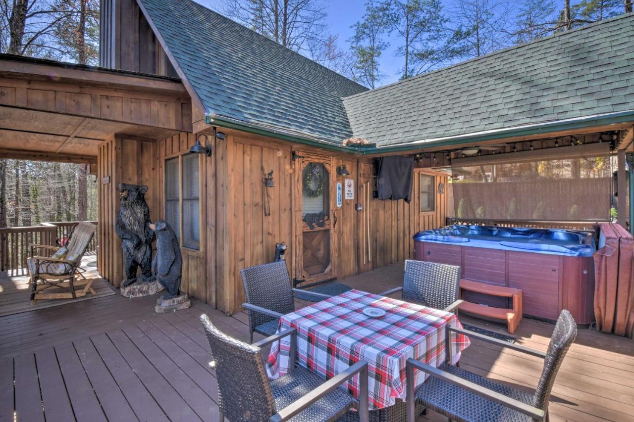 Helen Cabin With Deck And Hot Tub Less Than Half Mi To Main St מראה חיצוני תמונה